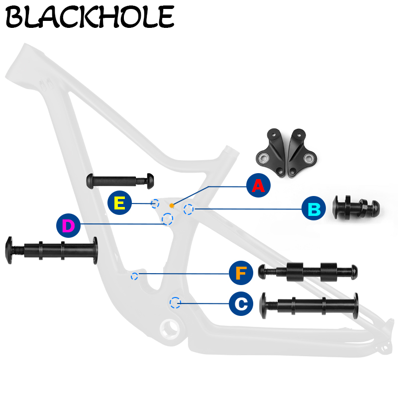 Carbon Bike Frame - BH-MTB-097 Tam Süspansiyon MTB Çerçeve Vida