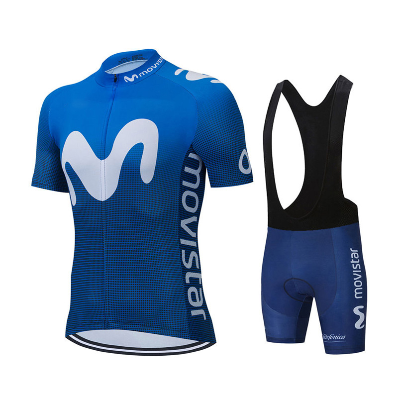 Cycling Gear Jersey - Yeni Yaz Movistar Takımı Bisiklet Forması